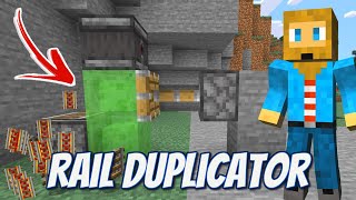 UNLIMITED Rails Glitch Rail Duplicator Minecraft 1204 Tutorial [upl. by Aibsel]