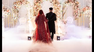 Zaynah amp Yasir  Pakistani Luxury Wedding Highlight  Muslim Nikkah Highlight Meridian Grand [upl. by Akimihs]