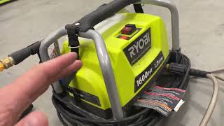 RYOBI 1800 PSI 1 2 GPM Cold Water Corded Electric Pressure Washer So EASY TO USE Built well thoug [upl. by Jb]