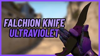 ★ Falchion Knife Ultraviolet  CSGO Knife Showcase [upl. by Macilroy]