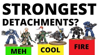 Strongest Space Marine Detachments Tier List  Best and Worst in Game [upl. by Elletnuahc495]