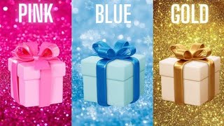 Choose your gift 🎁🤩🎉3 gift box challenge2 good amp 1 bad giftboxchallenge choose quizchallenge [upl. by Andel]