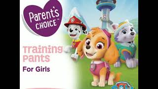 Chiyuri reviews Parents Choice training pants  Paw Patrol [upl. by Eetsirk]