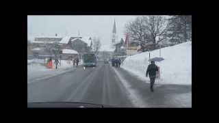 Walserbus Buslinie 3 Teilstrecke der Regionalverkehr Allgäu GmbH RVA Oberstdorf im Jahr 2013 [upl. by Betty]