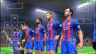 how to download pes 2017 on android PPSSPP high compressed FOR FREE by cloudxgamer [upl. by Hadeehsar989]