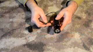 BK SF G2 Style T6 500 lumens LED Flashlight  Airsoft Gear Test [upl. by Denison500]