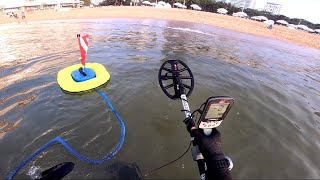 Underwater Metal Detecting With Minelab XTERRA Pro And BLU3 Nemo l UMDK 4 [upl. by Lekzehcey]