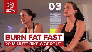 Burn Fat Fast 20 Minute Bike Workout [upl. by Erina]