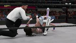 WWE 2K Stardom without Utami is no longer Stardom Thekla vs Saori Anou   Highlights [upl. by Dorry274]