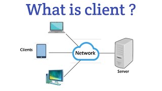 what is client in hindiclient kya haiwhat is client server networkclient kya hota hai [upl. by Runkle]