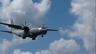 CASA C295 Landing at Arrecife  Lanzarote [upl. by Akihsal]