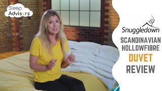 Snuggledown Scandinavian Hollowfibre Duvet Review A Closer Look at the Value amp Comfort [upl. by Oigaib389]