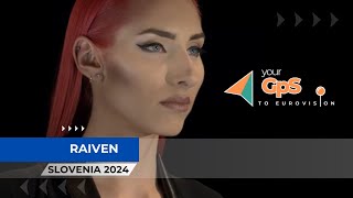 Raiven represents Slovenia  Eurovision 2024  gpstomusicgr [upl. by Fina351]