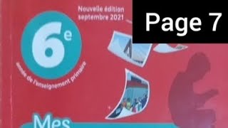 Mes apprentissages en français page 7 Grammaire [upl. by Ru]