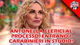 ANTONELLA CLERICI CARABINIERI IN STUDIO ECCO COS E SUCCESSO [upl. by Enilkcaj]