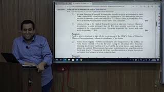 CAF08 AUDIT SPR 2023 FULL PAST PAPER DISCUSSION BY SIR OSAMA WAHEED DAY 3 [upl. by Boucher]