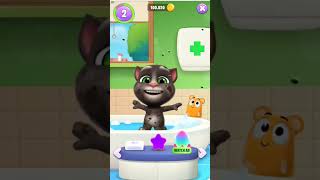 Talking Tom eating wash kill Funny Real life Video 😂🎃🙈 shorts [upl. by Lopes]