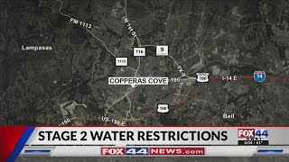 Copperas Cove under Stage 2 Water Restrictions [upl. by Goodill]