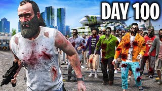 GTA5 Tamil I Survived 100 DAYS in a Zombie Apocalypse In GTA 5  Tamil Gameplay [upl. by Bidget827]