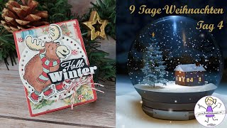 9 Tage Weihnachten Tag 4 Schachtel für Packung Mini Taschentücher  Stampin Up  fröhlich basteln [upl. by Aivatco]