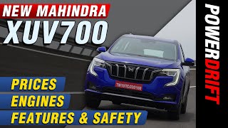 Mahindra XUV700  Shocker Pricing Powerful Engines Feature Packed  First Look  PowerDrift [upl. by Ryhpez]