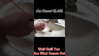 How To Clean Out A SEVERELY Clogged Drain In 30 Seconds [upl. by Arek291]