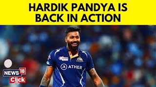 IPL 2024  Hardik Pandya  Hardik Pandya returns to competitive cricket with DY Patil T20 Cup  N18V [upl. by Lledniw]