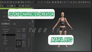 Reallusion character creator to maya with full rigsystem [upl. by Ystap]