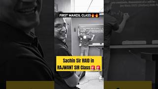 Sachin Sir Raid in Rajwant Sir Class🚨🚨 jeewallah shorts pw physicswallah [upl. by Crisey920]