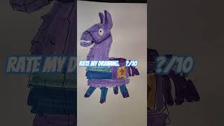 Fortnite drawing drawing art fortnite fortnitellama boywithukeshorts [upl. by Nimar]