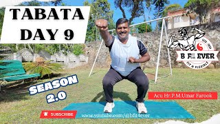 TABATA DAY 09 SEASON 2O 100 DAYS CHALLENGE by Acu HrPMUmar Farook bfit4ever be fit for ever [upl. by Sena]