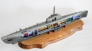 1144 Uboat with Interioramp lights  Revell  complete build [upl. by Ernest]