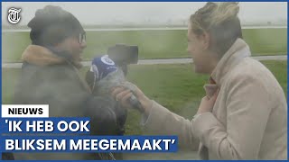 Vliegtuigspotter door het dolle heen ‘Mooie storm’ [upl. by Nylrak]