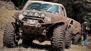 Fj CRUISER MODIFICADO en Ruta 4x4 Colico Caburgua  Chile 🇨🇱 parte 2 [upl. by Adihsaar]