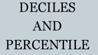 Finding of DecilePercentile  ডিসাইলপারসেন্টাইল [upl. by Haynes]