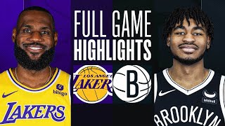 LAKERS at NETS  FULL GAME HIGHLIGHTS  March 31 2024 [upl. by Nos740]