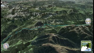 Ladinia Trail  3D Video [upl. by Jewett]