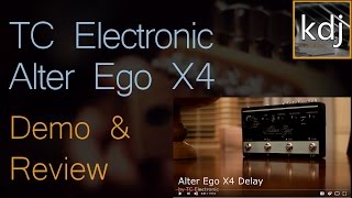 TC Electronic Alter Ego X4 Demo amp Review [upl. by Tikna375]