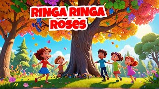 Ring Around The Rosie  Ringa Ringa Roses Misha Kids Learning  Nursery Rhymes amp Songs for Kids [upl. by Allekim]