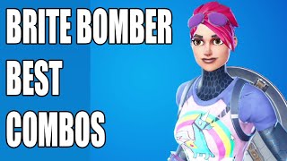 BEST COMBOS for BRITE BOMBER Skin  Fortnite [upl. by Alage]