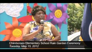 Chimborazo Elementary School Storm Water Rain Garden Ceremony [upl. by Dinerman]