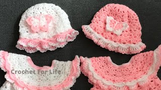 Easy crochet baby hatcrochet for life hat 3702 [upl. by Kalagher]