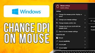 How To Change DPI on Mouse 2024 Quick and Easy [upl. by Eipper395]