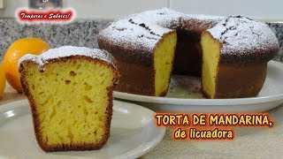 TORTA DE MANDARINA de Licuadora fácil [upl. by Novehc]