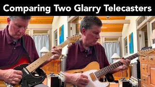 Comparing Two Glarry Telecasters  GTL SemiHollow versus Standard Electric Guitar [upl. by Tirma577]