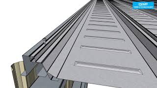 Lysaght Gable flashing installation method [upl. by Drofnil]