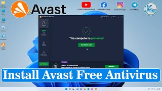 ✅ How To Download And Install Avast Free Antivirus On Windows 1110 [upl. by Alamaj]