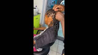 How to style short dreadlocks which has woolssubscribebeautifullocsnaturalhairstylesusadreads [upl. by Phillida401]