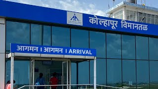 Kolhapur Airport Landing Experience  Turbulence in middle IndiGo 6E 7994 [upl. by Nauqahs136]