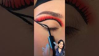 Unique eye makeup 🔥youtubeshorts makeup eyeliner makeuptutorial beauty shortsfeed shorts [upl. by Neeruan]